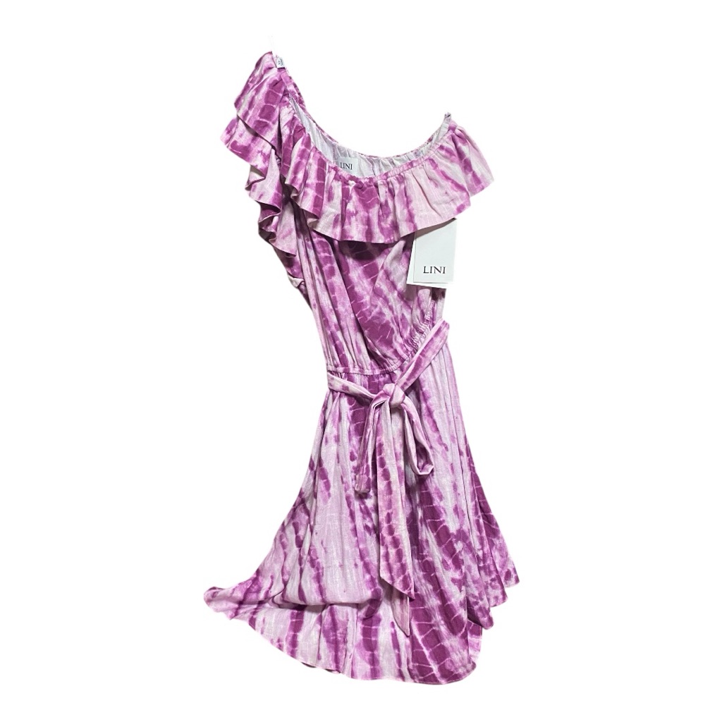 Lini Bloomingdale’s Exclusive Purple Ruffled Remi Dress S